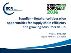 Download ECR presentation at VZ Prekybos Forumas 2014