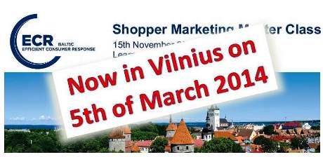 Shopper marketing masterclass in Vilnius