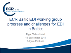 EDI presentation from ECR Baltic